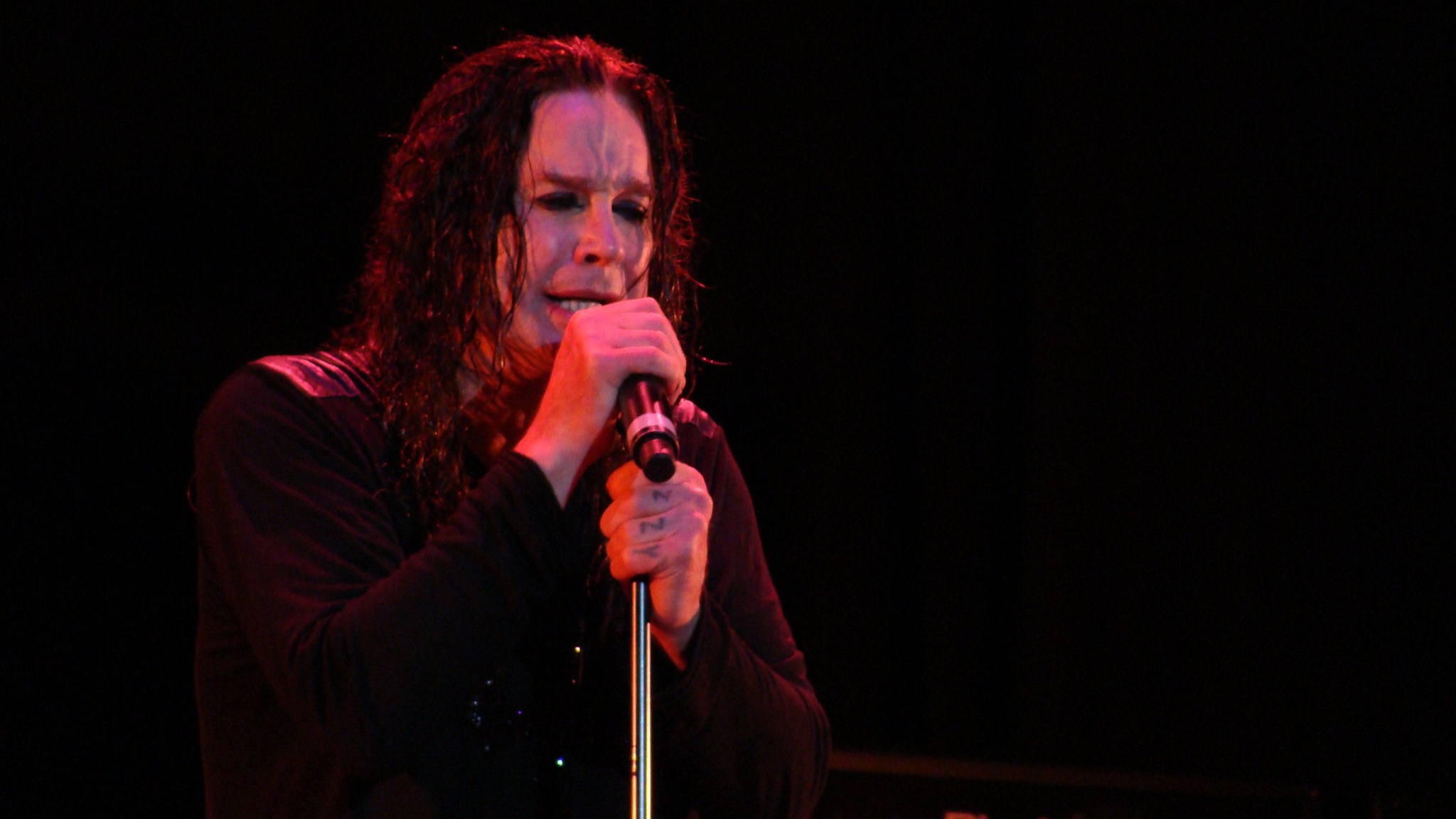 Ozzy Osbourne durante um concerto
